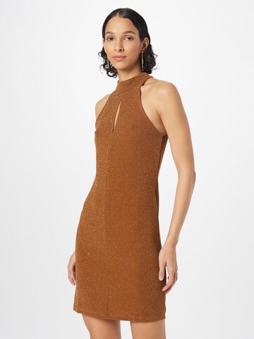 PIECES Cocktail Dress 'LINA' in Brown: front