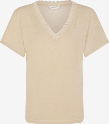 NAF NAF Sweater 'Melisse' in Beige: front