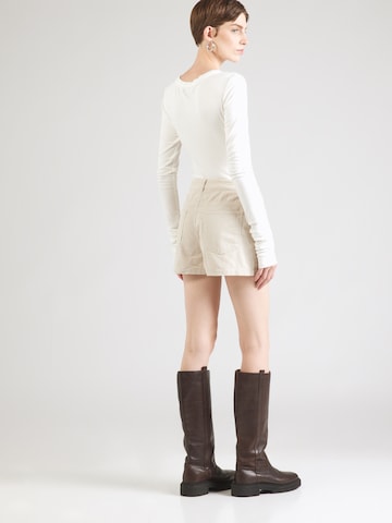 ONLY Regular Trousers 'ONLMoxie' in Beige