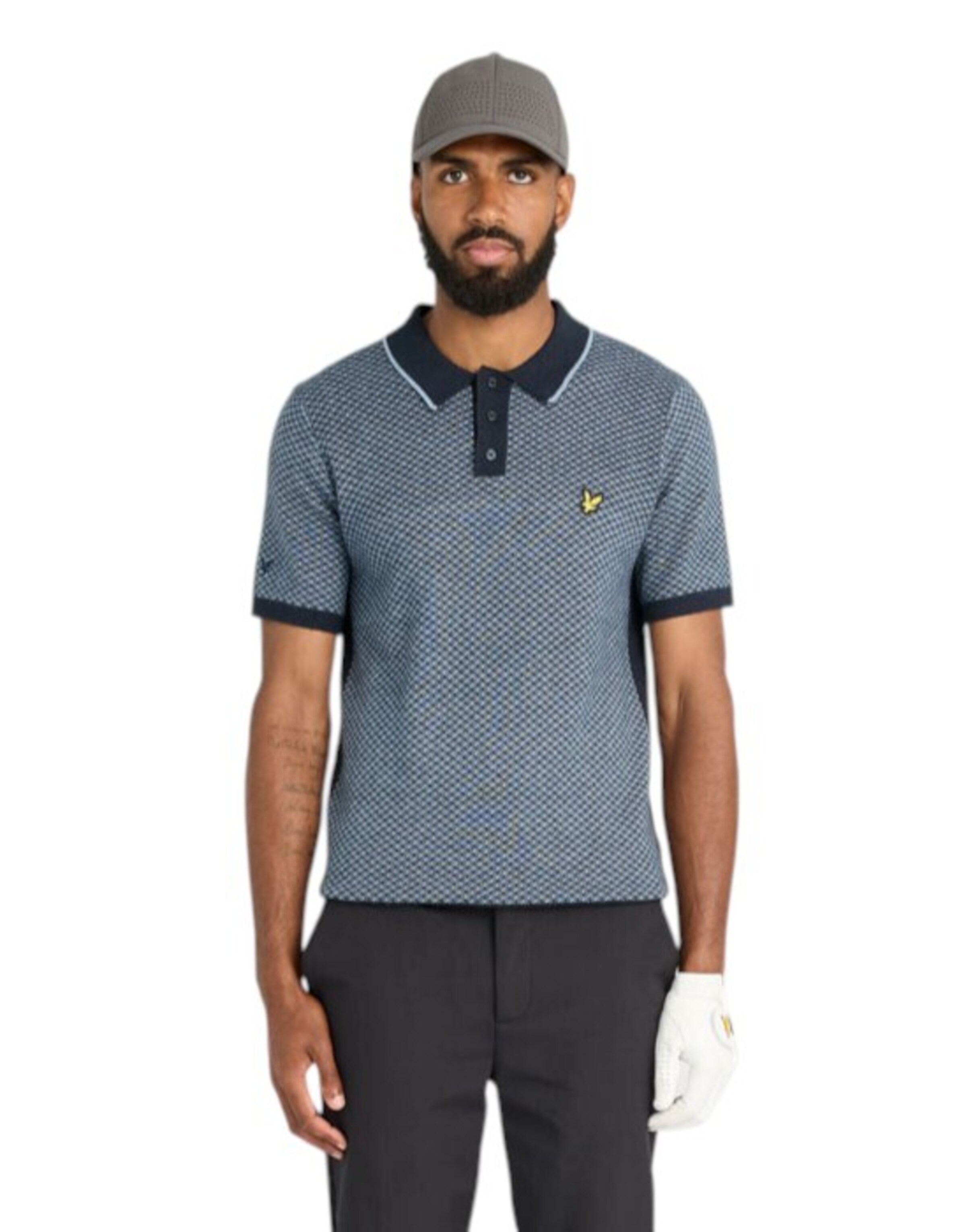 Lyle & Scott Functioneel shirt in Blauw: voorkant