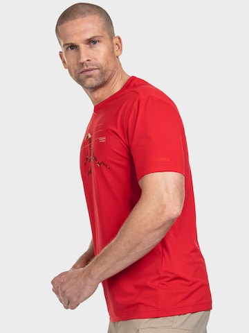 Schöffel Performance shirt 'CIRC Sulten' in Red