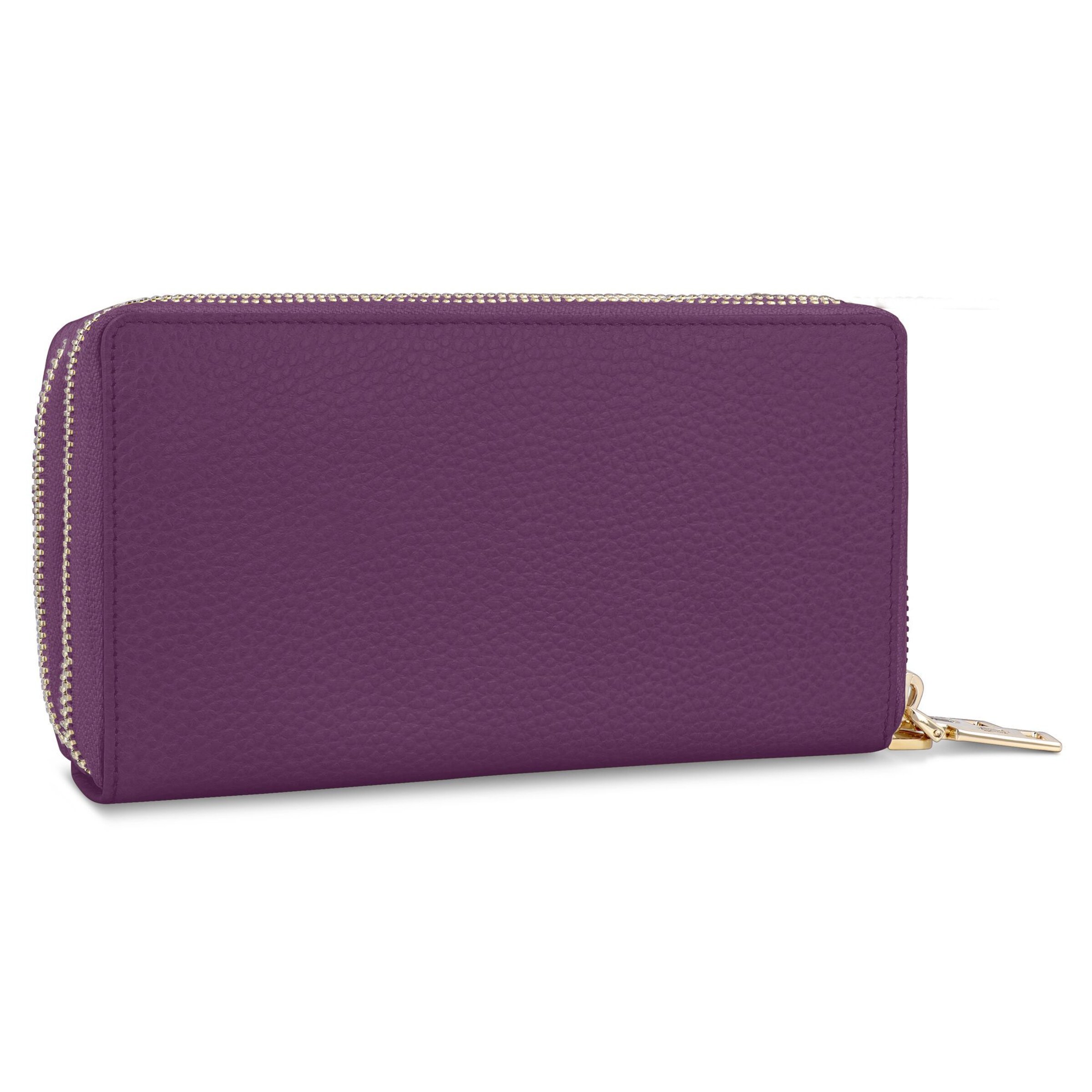 Lazarotti Wallet 'Bologna' in Purple