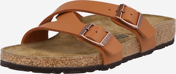 Zoccoletto 'Yao Balance' di BIRKENSTOCK in marrone: frontale