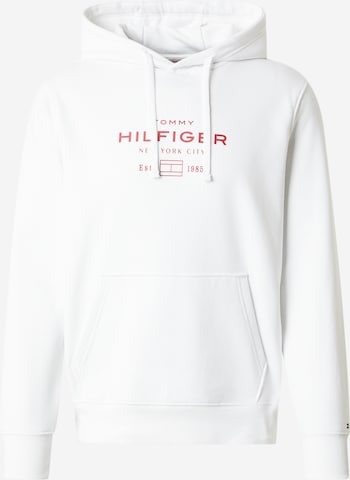 Sweat-shirt TOMMY HILFIGER en blanc : devant