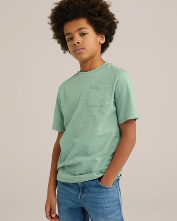 WE Fashion Shirt in Green: front