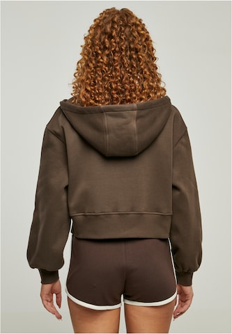 Urban Classics Sweat jacket in Brown