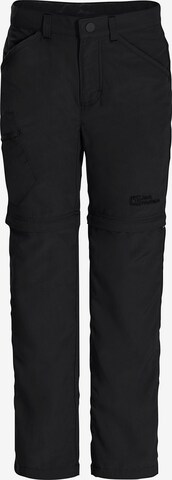 JACK WOLFSKIN Regular Outdoor Pants 'Safari' in Black: front