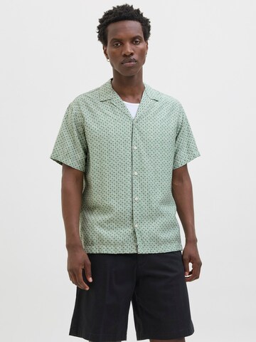 JACK & JONES Regular fit Overhemd in Groen: voorkant