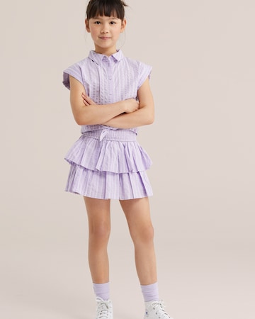 Gonna di WE Fashion in lilla: frontale