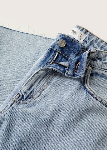 Wide leg Jeans 'Agnes' de la MANGO pe albastru