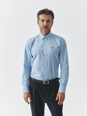TATUUM Regular Fit Hemd 'Marco' in Blau: Vorderseite