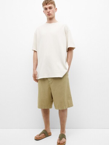 Pull&Bear Regular Chino in Groen