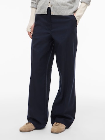 ROUGE EDIT - Pierna ancha Pantalón de pinzas en azul: frente