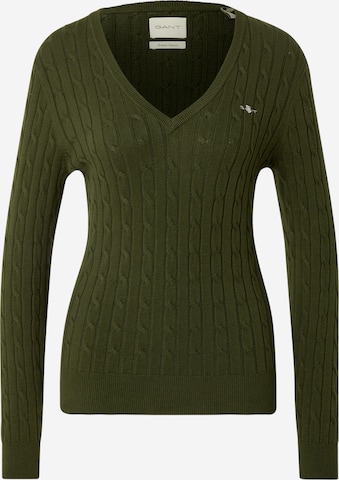 Pullover di GANT in verde: frontale