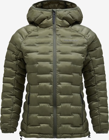 Veste mi-saison PEAK PERFORMANCE en vert : devant