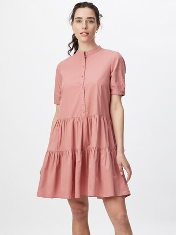 VERO MODA - Vestidos camiseiros 'Delta' em rosa: frente