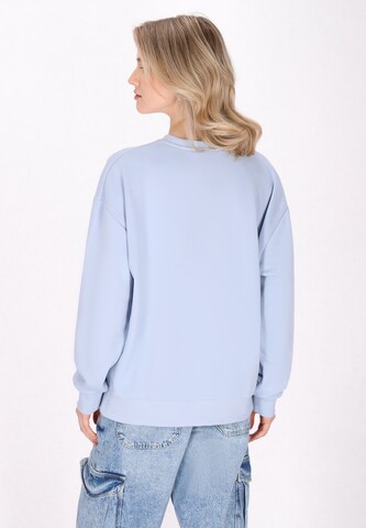 MYMO Sweatshirt 'Back To School' in Blauw