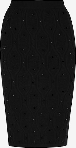 Jupe faina en noir : devant