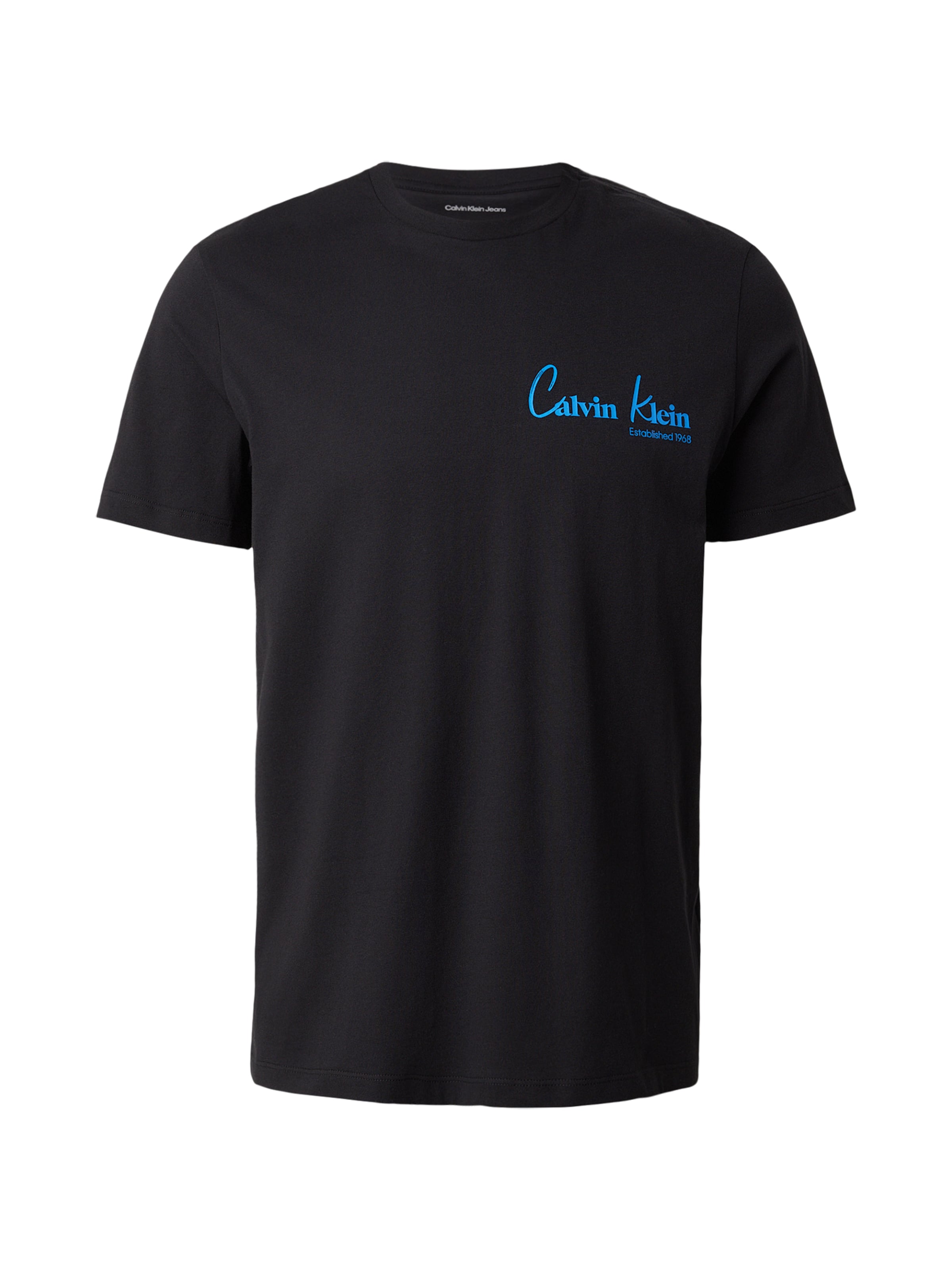 Calvin Klein Jeans Tričko - azúrová / čierna / biela, Produkt