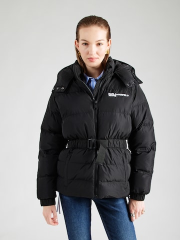 Veste mi-saison KARL LAGERFELD JEANS en noir : devant