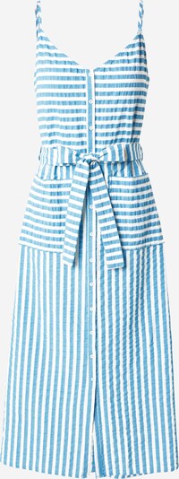 Brava Fabrics Vestido de verano en azul neon / blanco, Vista del producto
