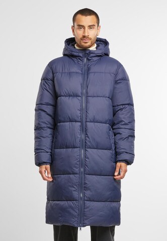 Cappotto invernale di Urban Classics in blu: frontale