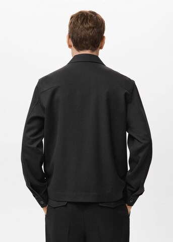 MANGO MAN Regular Fit Hemd 'Mars' in Schwarz