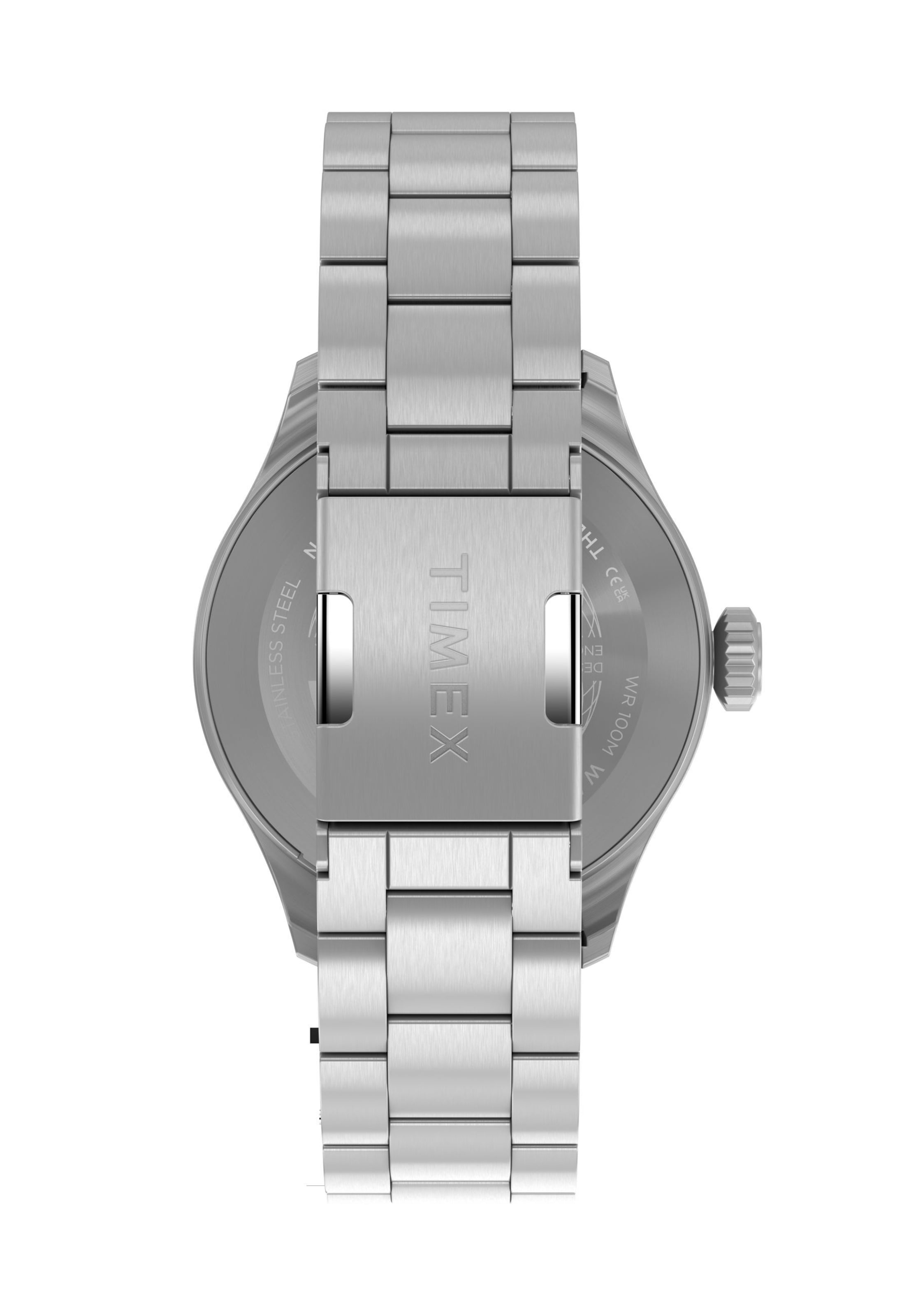 Montre à affichage analogique TIMEX en argent