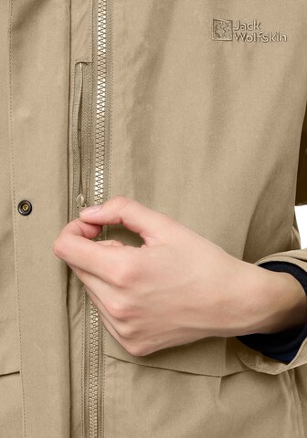 JACK WOLFSKIN Outdoor Jacket in Beige