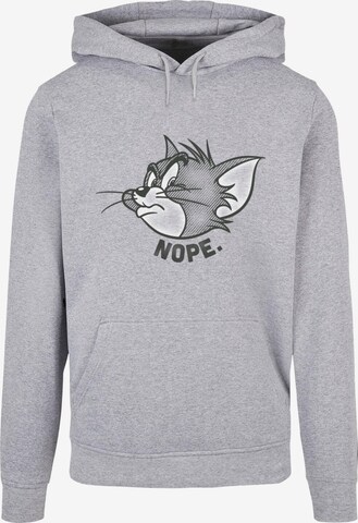 ABSOLUTE CULT Sweatshirt 'Tom and Jerry - Nope' in Grau: predná strana