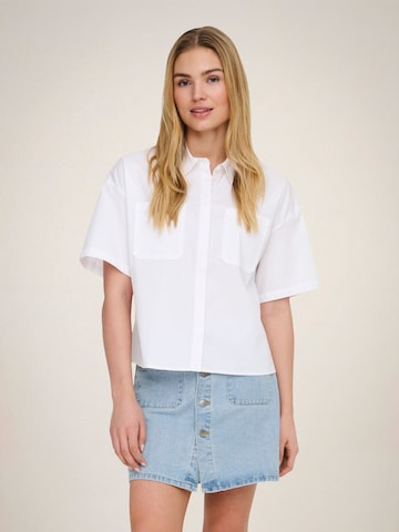 Chemisier 'JDYMio' JDY en blanc : devant
