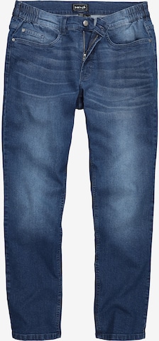 Men Plus Loosefit Jeans in Blau: Vorderseite