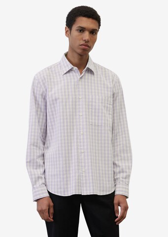 Marc O'Polo - Regular Fit Camisa em roxo: frente