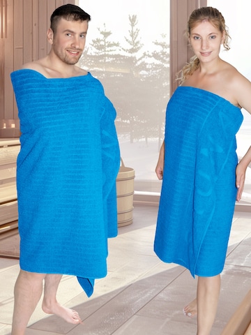 Lashuma Towel 'Kopenhagen' in Blue: front