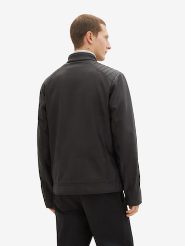 TOM TAILOR Between-Season Jacket in Black