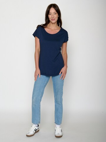 GREENBOMB Shirt 'Basic' in Blauw