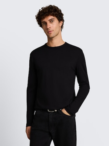 TOM TAILOR DENIM Shirt in Schwarz: Vorderseite