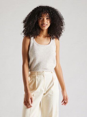 Tops en tricot 'PCRUNO' PIECES en gris : devant