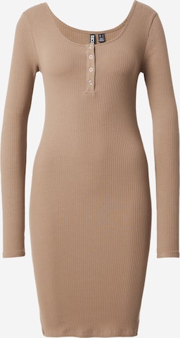 Abito 'KITTE' di PIECES in marrone: frontale