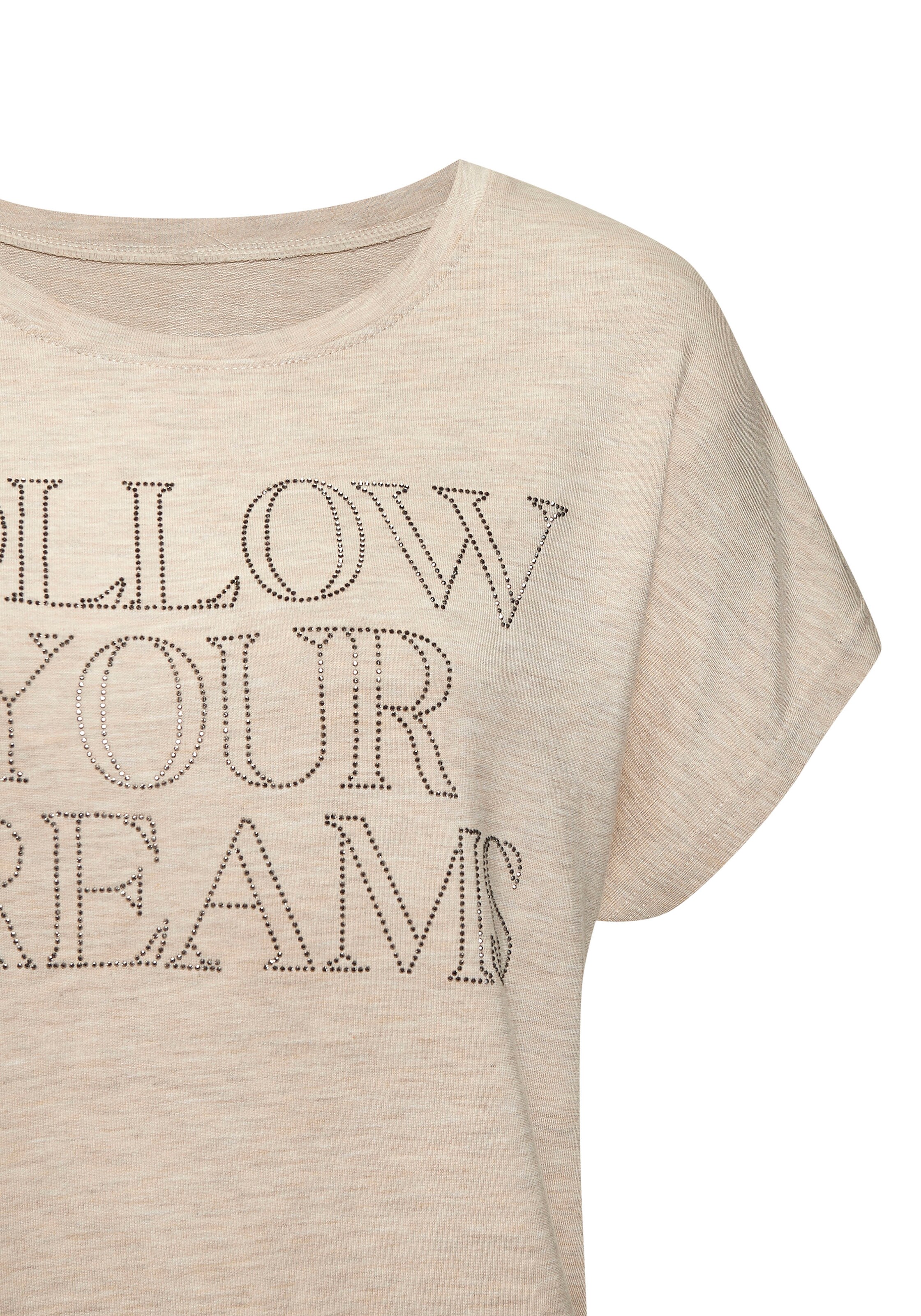 LASCANA Μπλουζάκι σε μπεζ