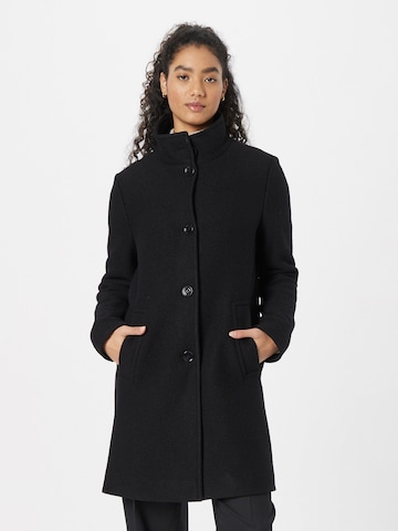 BOSS Black Between-Seasons Coat 'Cohsandy' in Black: front