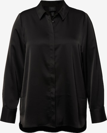 Ulla Popken Blouse in Zwart: voorkant