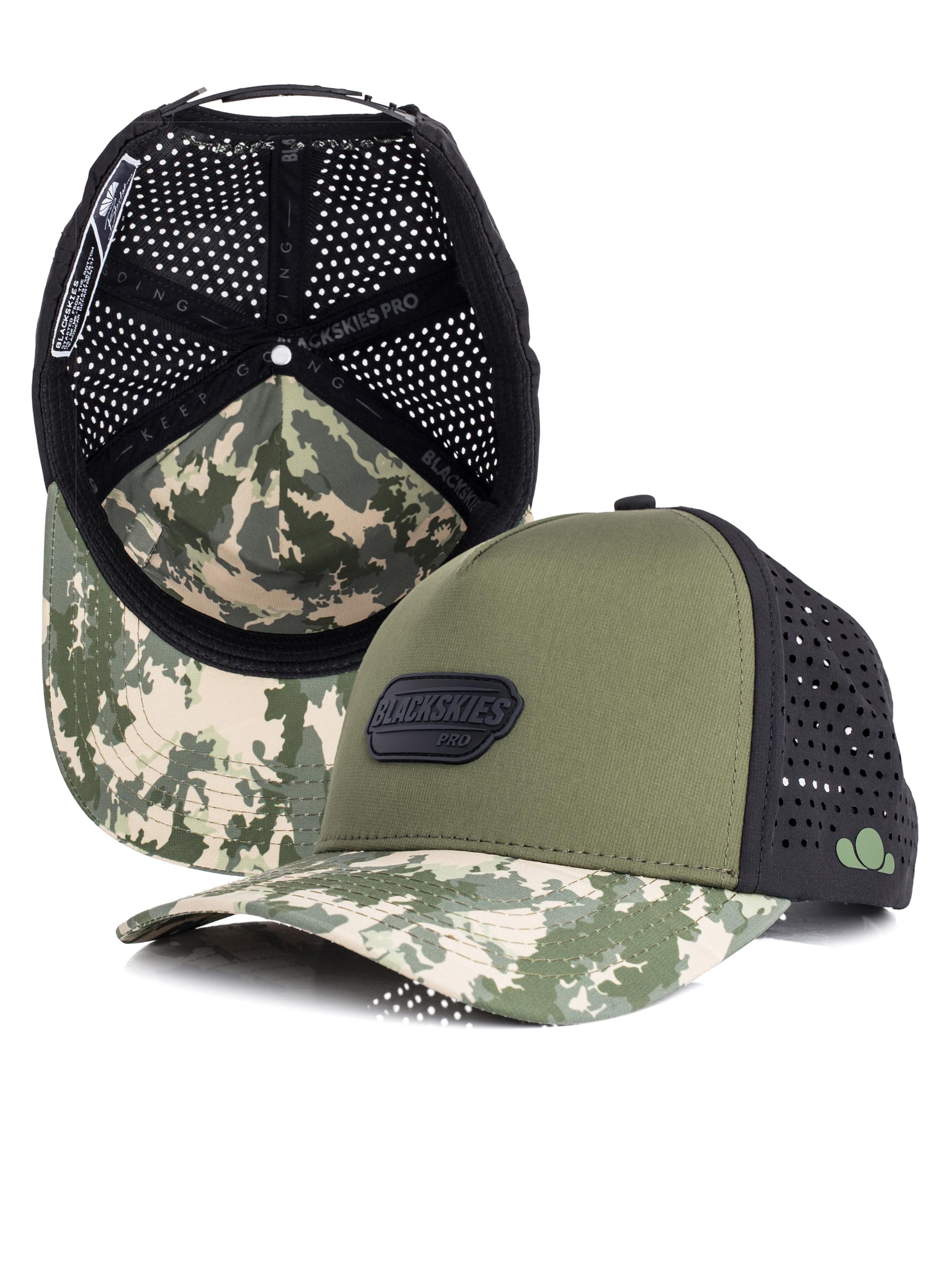 Blackskies Athletic Cap 'Pro Flow Sport Performance' in 54-64 in Dark green, Item view