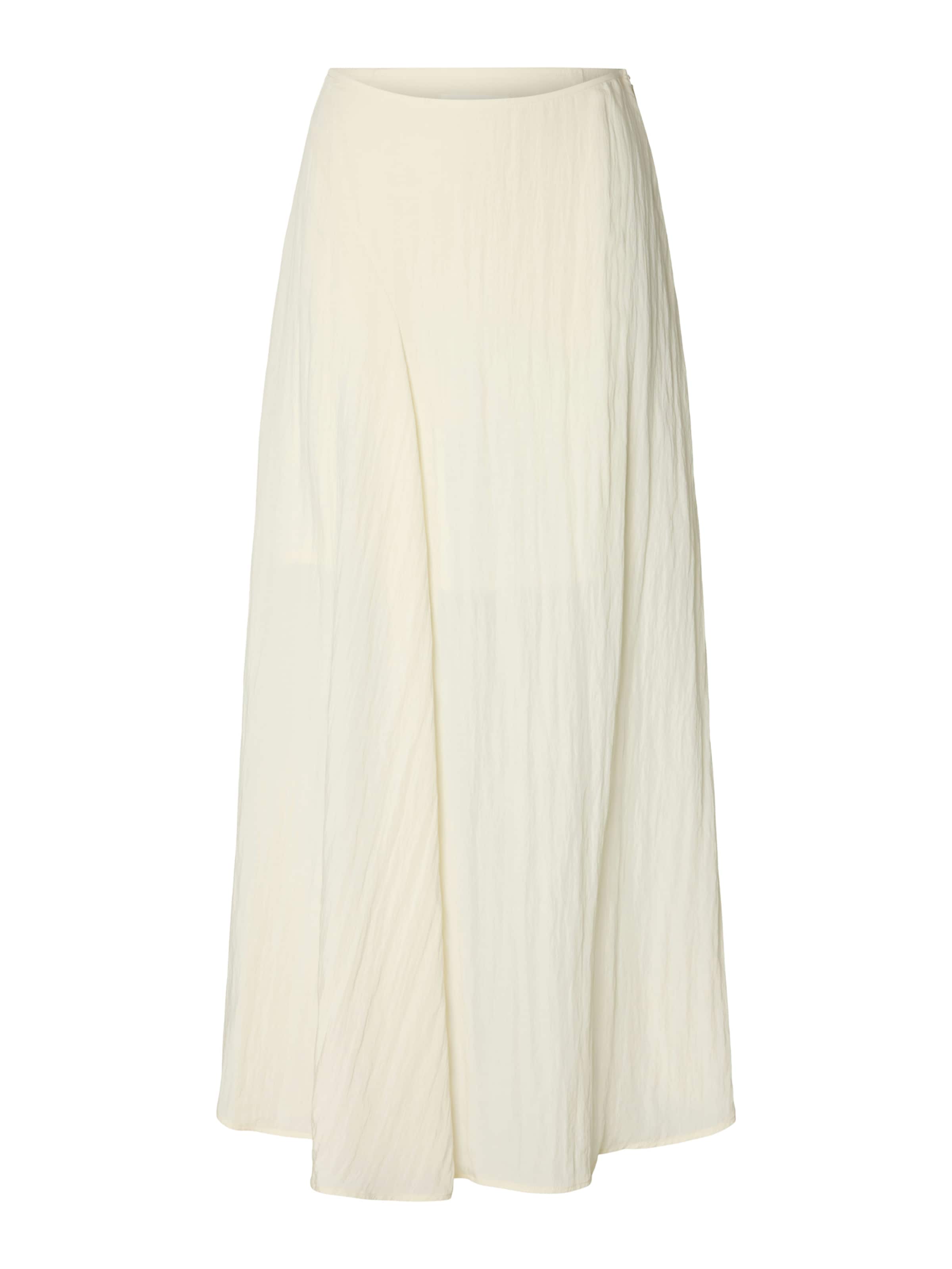 SELECTED Sukňa 'SLFIONA' - Béžová: predná strana