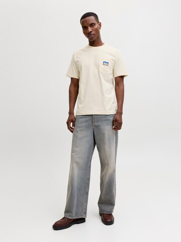 JACK & JONES Majica 'JORPOCKY' | bela barva