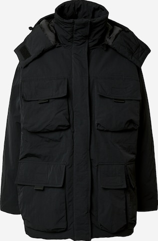 WEEKDAY Winter Parka 'Attila' in Black: front