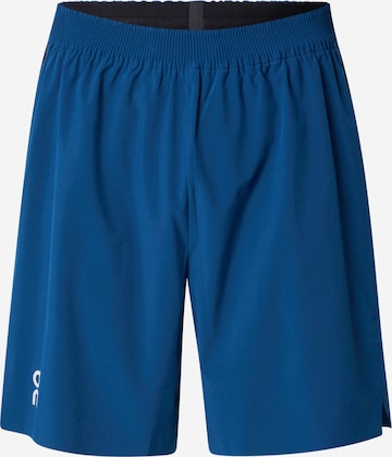 Pantalon de sport 'Train' On en bleu : devant