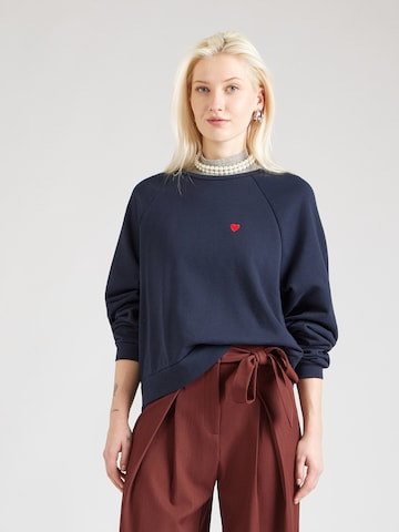 zils PIECES Sportisks džemperis 'PCGRETA': no priekšpuses