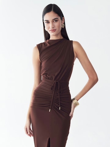 BWLDR Kleid 'Flora' in Braun
