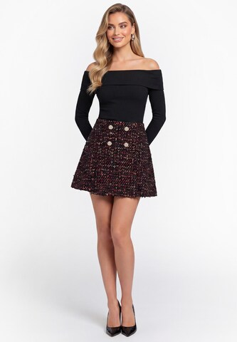 Jupe 'Festive' faina en noir